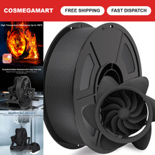 1.75mm Carbon Fiber Nylon Filament, Matte Black, 1kg Spool for 3D Printing picture