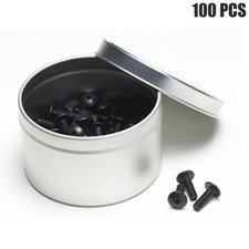100 Pcs 10-32 Thread Universal Rack Mounting Screws Bolts For Server Cabinet picture
