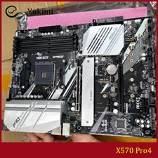 FOR ASROCK X570 Pro4 DDR4*4 AMD AM4 128GB HDMI DisplayPort Motherboard Test OK picture