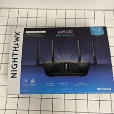 Netgear Nighthawk AX6 AX5400 Dual-Band Wi-Fi 6 Router RAX54S-100NAS  picture