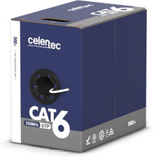 CAT6 Ethernet Cable, 500Ft, 23AWG Solid Bare Copper, Unshielded Twisted Pairs(Ut picture