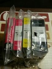 Lot of 4 Replacement Yellow, Black, Magenta x2 printer ink for PGI-2200 XL picture