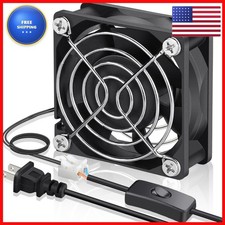 GDSTIME 60mm x 25mm EC Axial Cooling Fan, 110V 120V AC, Dual Ball Bearing picture