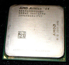 AMD ATHLON 64 3400+  2.2 GHZ  PROCESSOR, ADA3400DAA4BY,  SOCKET 939, US SELLER picture