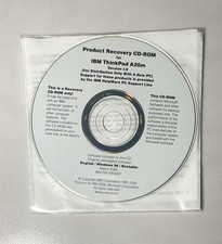 Vintage IBM ThinkPad A20m Windows 98 Recovery CD-ROM (P/N 19K9007 &19K9006)  picture