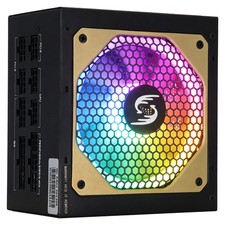New 1000W ATX PC Power Supply LED Fan RGB PSU Silent SATA IDE Gaming 20+4 PIn picture