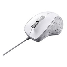 Buffalo BUFFALO Wired BlueLED Silent 5-Button Mouse White BSMBU308WHfrom JP picture