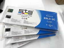 STS Inks ESL3-2C Compatible Cyan Inkjet Ink for Roland, 220 ml picture
