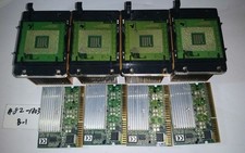 - 4x INTEL XEON 2400DP SL6EP 2.4GHz  Server CPU  W/Heatsink & 266284 card @@@ picture