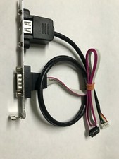 1x Dual USB2.0 A Female/COM port to Motherboard 10 Pin 2.0mmCable with bracket picture