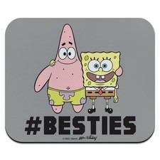 Spongebob Besties Low Profile Thin Mouse 7.8L x 9.3W inches, Multi-colored  picture