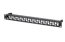 W Box OE-BP24HD 24 Port Blank Patch Panel High Density 1U 19