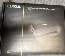 LUXUL. POE+ Gigabit Power Over Ethernet Injector-XPE-2500 (New In Box) picture