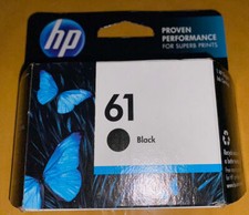 Original Genuine OEM HP 61 BLACK Ink cartridge for Deskjet Officejet Printer New picture