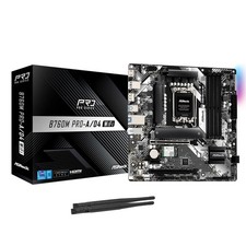 ASRock B760M Pro-A/D4 WiFi Micro ATX Motherboard LGA1700 DDR4 5333+ picture