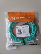 Beyondtech PureOptics Optical Fiber Patch Cable OM3 50/125ųm Duplex - 5M- 2Pk  picture