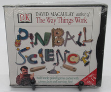 DK - DAVID MACAULAY: PINBALL SCIENCE PC CD-ROM LEARNING GAME, BUILD & LEARN + picture