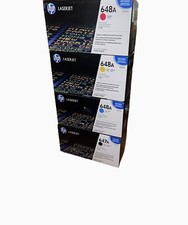 HP Genuine 647A 648A Toner Cartridge Set 4 CMYK CE260A CE261A CE262A CE263A 4525 picture