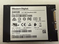 WD EasyStore 240GB SATA SSD 2.5 inch Solid State Drive WDBAGU240ABK picture