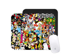 90s Classic Retro Cartoons Mouse Pad Laptop Computer Office Mat picture