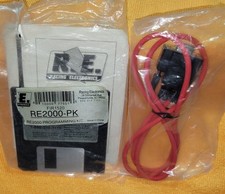 RARE Racing Electronics Scanner Vintage PC Zip Software With Cable RE2000 Alpha picture