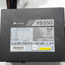 Corsair VS550 550W ATX Non-Modular Power Supply, SATA/4-Pin, Black picture