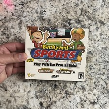 Backyard Sports: Basketball & Football PC MAC DVD 2002 NFL & NBA athletes game picture