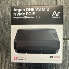 Argon ONE V3 Black M.2 NVMe PCIe Case for Raspberry Pi 5, NVMe Support picture