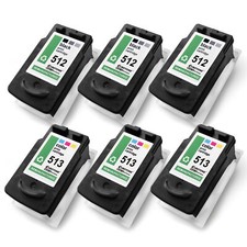 6x eco cartridge 3 + 3 XXL for Canon Pixma MP-270 MX-320 MP-499 MP-490 MX-420 picture