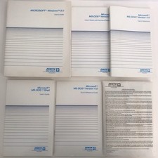 Heath Zenith Data Systems Microsoft Windows 3.0 Manual & MS-DOS 4.0 Software picture