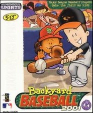 Backyard Baseball 2001 PC MAC CD kids Major League MLB players team sports game picture