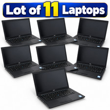 LOT OF 11 UNITS Dell Latitude 7490 Laptop 14