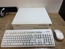 VINTAGE COMPAQ PROLINEA 4/50S 486 PC DOS 6.22 WINDOWS 3.1 KEYBOARD MOUSE SOUND picture