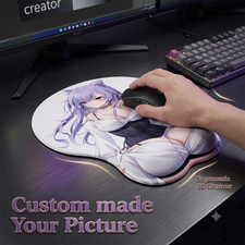Custom 3D Gaming Mouse Pad – Personalized Anime Wrist Rest for PC Gamers picture