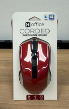 iHome Office Corded Precision Mouse Red / Black picture