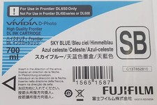 Genuine Sealed Fuji film DL650 Sky Blue Ink Cartridge 700mL C13T652810 2018 picture