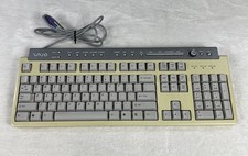 Vintage Sony Vaio 100-Key PS/2 Mechanical Keyboard PCVA-KB7P/U Tested Works picture