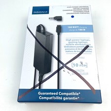 Insignia 180W High Power Universal Laptop Charger Length 10ft 6 tips picture