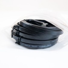 CAT6 Flat Ethernet Cable, 5ft 6-Pack (Black) X002OOEYU3 picture