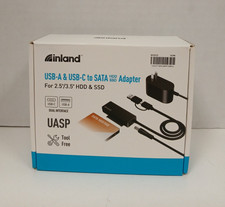 Inland USB-A & USB-C to SATA 2.5