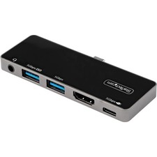 StarTech USB C Multiport Adapter, USB-C to 4K 60Hz HDMI, 100W PD Pass-Through, picture