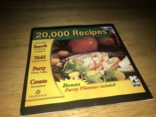 20,000 Recipes PC CD-ROM Reference Disc Cardboard Sleeve & Working Disc picture