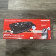 Microsoft Wireless Optical Desktop 3000 - New Black picture