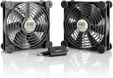 MULTIFAN S7 Quiet Dual USB Fan - Designed to Cool Electronics & Components picture