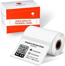 Phomemo M110/M200 Printer White Square Sticker Label Self-Adhesive Tag Sticker picture