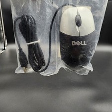 Vintage DELL Optical USB 2 Button Wheel Mouse Wired OC8639 New Old Stock Sealed picture