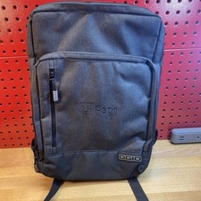 NWOT Ogio Commuter Bag Laptop Backpack Multi Pocket Black Gray Logo  picture