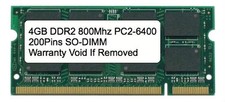 4GB DDR2 800 MHz PC2-6400 Sodimm Memory for IBM Lenovo HP Dell Laptop Apple picture