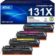 4 Pack Compatible Toner Cartridge Replacement for HP 131X 131A M276nw CF210X picture