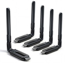 PWAYTEK Wireless HDMI Transmitter and Receiver Kit, 5GHz Long Range 1148ft (3... picture